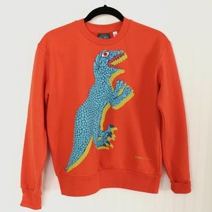 Paul Smith Orange Dino Sweatshirt.